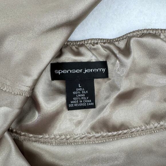 Spenser Jeremy halter Y2K inspired beaded neck size size Large 100% silky - Picture 3 of 6